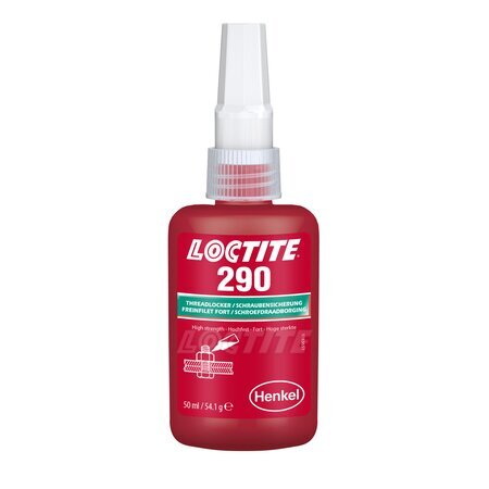 Loctite 290 (Локтайт 290) - капиллярный анаэробный резьбовой фиксатор высокой прочности