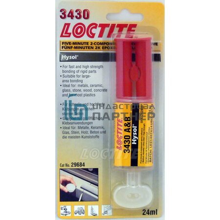 Loctite 3430 (Локтайт 3430) - универсальный прозрачный эпоксидный клей