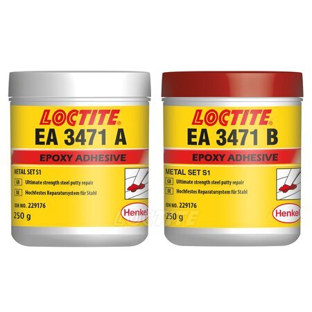 Loctite 3471 (Локтайт 3471) - 2К эпоксидная шпатлевка со сталью, для восстановления поверхностей