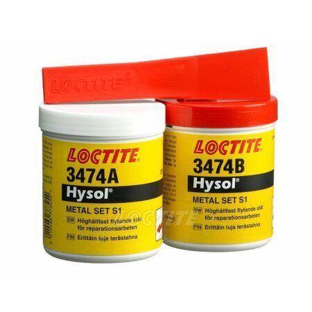 Loctite 3474 (Локтайт 3474) - 2К эпоксидная шпатлевка с минеральным наполнителем, для восстановления поверхностей