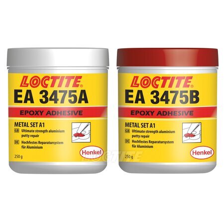 Loctite 3475 (Локтайт 3475) - 2К эпоксидная шпатлевка с алюминием, для восстановления поверхностей