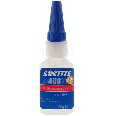 Loctite 406 (Локтайт 406) - цианоакрилатный клей для пластиков и резин
