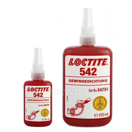Loctite 542 (Локтайт 542) - резьбовой герметик для гидравлических и пневматических систем