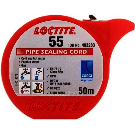 Loctite 55 (Локтайт 55) - герметизирующая нить для трубной резьбы до 3