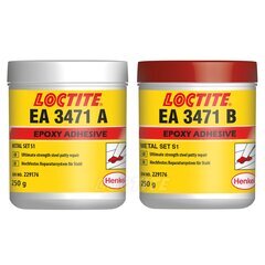 Loctite 3471 (Локтайт 3471) - 2К эпоксидная шпатлевка со сталью, для восстановления поверхностей