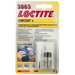 Loctite 3863+ (Локтайт 3863+) - токопроводящий клей для ремонта ниток обогрева заднего стекла